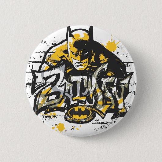 Batman Design 10 Ronde Button 5,7 Cm (Voorkant)