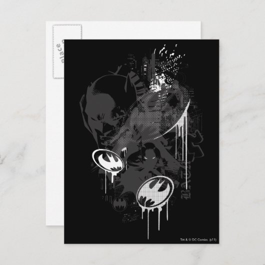 Batman Design 8 Briefkaart (Voorkant / Achterkant)