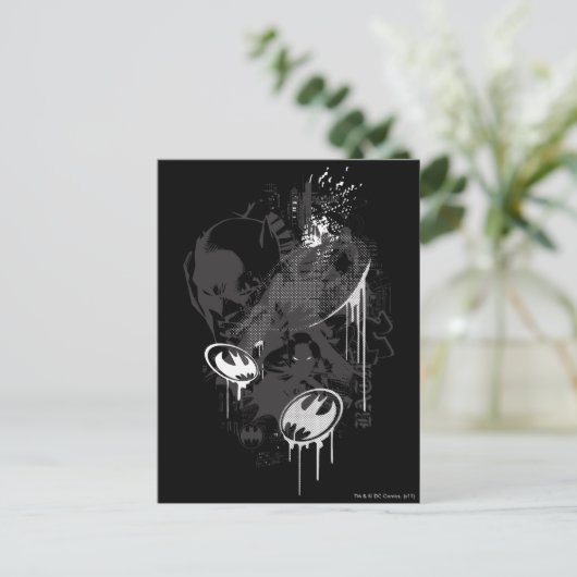 Batman Design 8 Briefkaart (Staand voorkant)