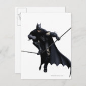Batman die in de rij staat briefkaart (Voorkant / Achterkant)