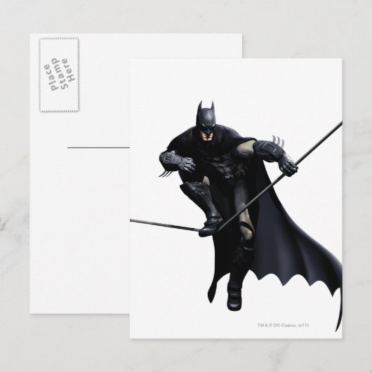 Batman die in de rij staat briefkaart (Voorkant / Achterkant)