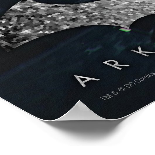 Batman die over de stad kijkt poster (Hoek)