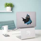 Batman die rondzweeft sticker (Laptop op bureau)