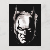 Batman Drawn Face Briefkaart (Voorkant)