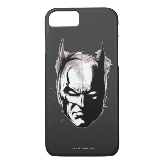 Batman Drawn Face Case-Mate iPhone Case (Achterkant)