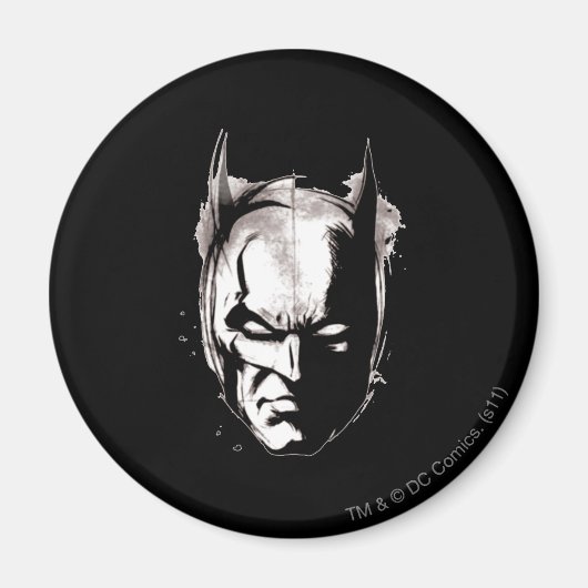 Batman Drawn Face Magneet (Voorkant)