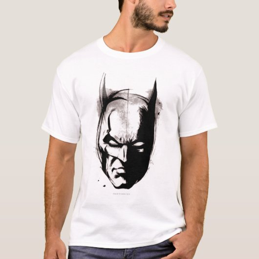Batman Drawn Face T-shirt (Voorkant)