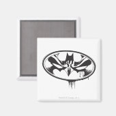 Batman Drip Logo Magneet (Voorkant / Achterkant)