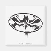 Batman Drip Logo Magneet (Voorkant)