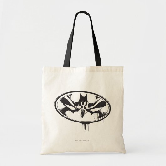 Batman Drip Logo Tote Bag (Voorkant)