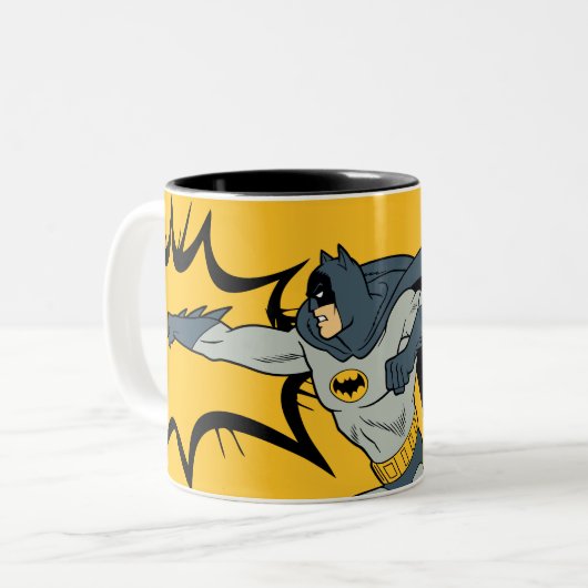Batman Dynamic Punch Actie Tweekleurige Koffiemok (Voorkant links)