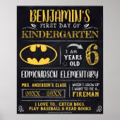 Batman | Eerste of laatste schooldag Poster (Voorkant)