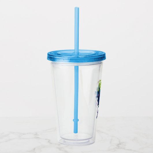 Batman "Eigen kracht" City Grafisch Acryl Drinkbeker (Rechts)