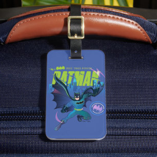 Batman "Eigen kracht" City Grafisch Bagagelabel