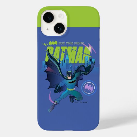 Batman "Eigen kracht" City Grafisch Case-Mate iPhone Case (Achterkant)