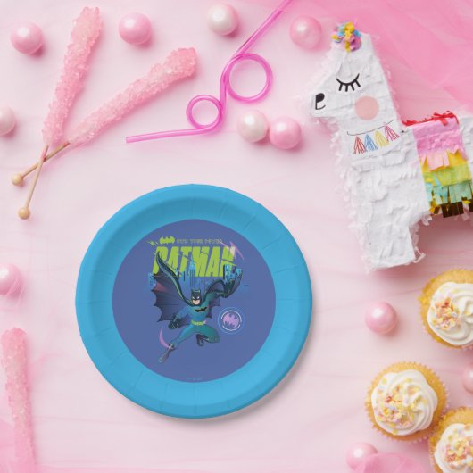 Batman "Eigen kracht" City Grafisch Papieren Bordje (Feest)