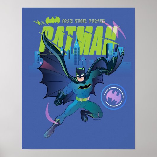 Batman "Eigen kracht" City Grafisch Poster (Voorkant)