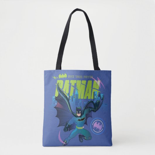 Batman "Eigen kracht" City Grafisch Tote Bag (Voorkant)