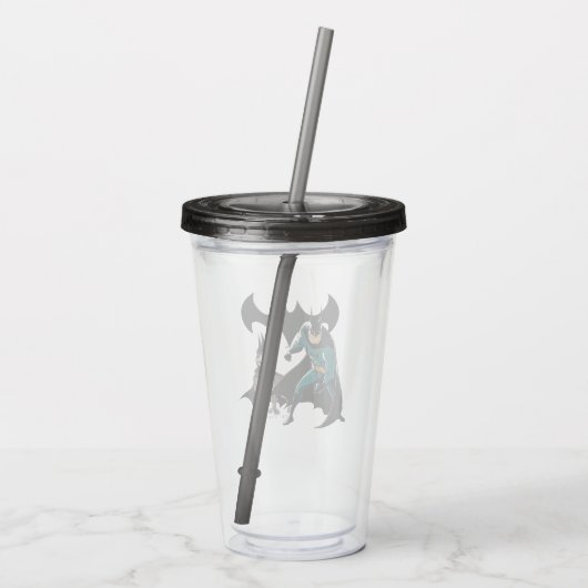 Batman en Ace Acryl Drinkbeker (Achterkant)