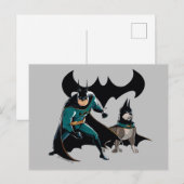 Batman en Ace Briefkaart (Voorkant / Achterkant)