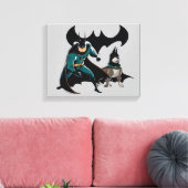 Batman en Ace Canvas Afdruk (Insitu (Woonkamer))