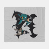 Batman en Ace Fleece Deken (Voorkant (Horizontaal))