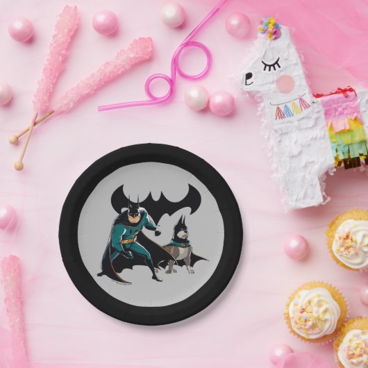 Batman en Ace Papieren Bordje (Feest)