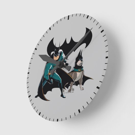 Batman en Ace Ronde Klok (Hoek)