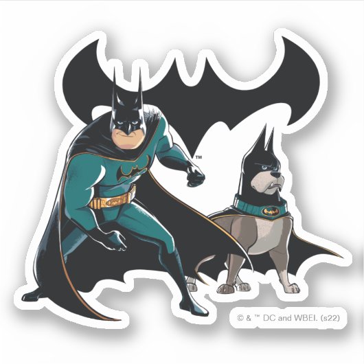 Batman en Ace Sticker (Voorkant)