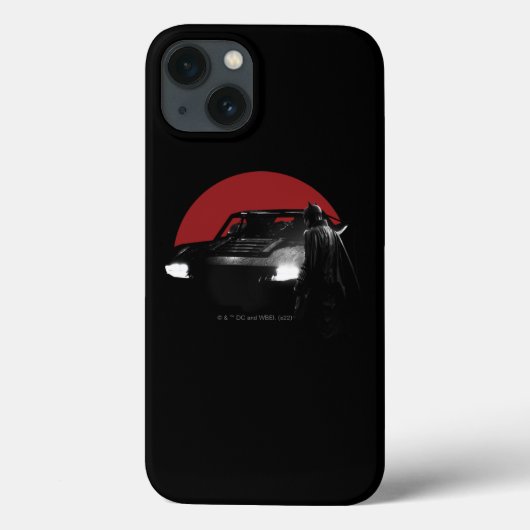 Batman en Batmobile Case-Mate iPhone Case (Achterkant)