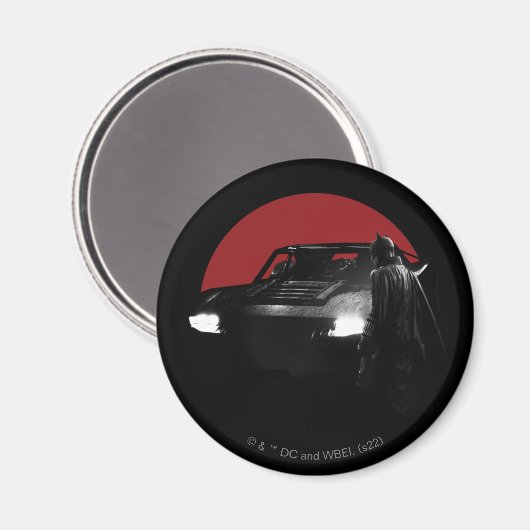 Batman en Batmobile Magneet (Voorkant / Achterkant)