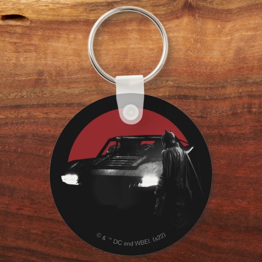 Batman en Batmobile Sleutelhanger (Voorkant)