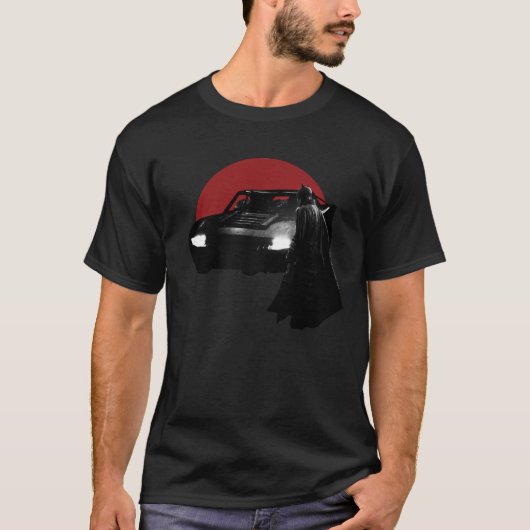 Batman en Batmobile T-shirt (Voorkant)