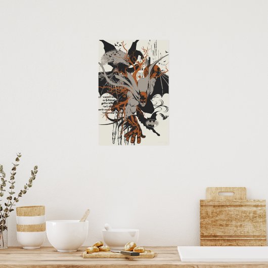 Batman en Boom Poster (Keuken)