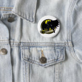 Batman en Circle Logo Ronde Button 5,7 Cm (In situ)
