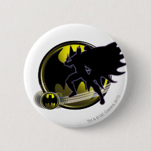 Batman en Circle Logo Ronde Button 5,7 Cm