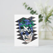 Batman en de Joker Collage Briefkaart (Staand voorkant)