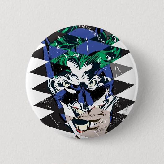 Batman en de Joker Collage Ronde Button 5,7 Cm (Voorkant)