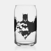 Batman en Gotham Silhouette Bat Logo Blikvorm Glas (Links)