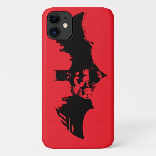 Batman en Gotham Silhouette Bat Logo Case-Mate iPhone Case (Achterkant)