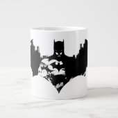 Batman en Gotham Silhouette Bat Logo Grote Koffiekop (Voorkant)