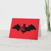 Batman en Gotham Silhouette Bat Logo Kaart (Voorkant)
