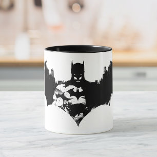 Batman en Gotham Silhouette Bat Logo Mok