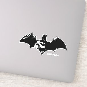 Batman en Gotham Silhouette Bat Logo Sticker