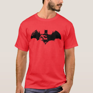 Batman en Gotham Silhouette Bat Logo T-shirt
