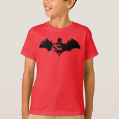 Batman en Gotham Silhouette Bat Logo T-shirt (Voorkant)