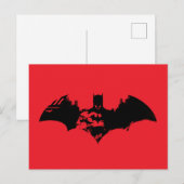 Batman en Gotham Silhouette Bat Logo Uitnodiging Briefkaart (Voorkant / Achterkant)
