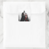 Batman en Harley Vierkante Sticker (Tas)