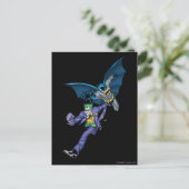 Batman en Joker met pistool Briefkaart (Staand voorkant)