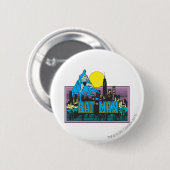 Batman en letters ronde button 5,7 cm (Voorkant /achterkant)